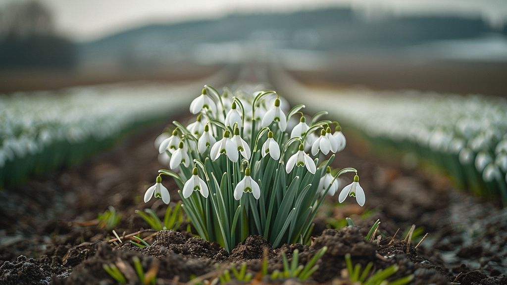Perce-neige, les délicats messagers de l'hiver